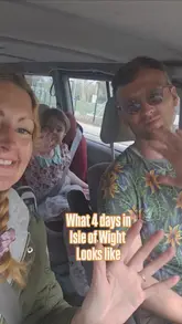 A family travel vlog documenting a four-day trip to the Isle of Wight, featuring various outdoor attractions, activities, and scenic spots.