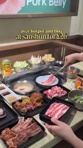 A review of an all-you-can-eat hotpot and BBQ restaurant, highlighting the variety of meats, seafood, sides, and the DIY cooking experience.