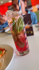 A promotional video showcasing the buffet offerings at Masakali, highlighting the variety of dishes including starters, curries, and desserts, along with a special promotional offer.