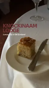 A high-quality, aesthetic vlog documenting an overnight stay at Knockinaam Lodge in Southwest Scotland. The video takes the viewer through the arrival, room tour, beach walk, cocktail hour, a 7-course fine dining dinner, and a breakfast service, highlighting the luxury atmosphere and scenic coastal location.