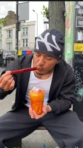 The video features a creator introducing and reviewing 'Mangonadas' from a London-based street food vendor. It includes a detailed, step-by-step look at the preparation of two different versions—the 'Mango Polo' and the 'Volcano'—followed by a taste test and comparison by the creator.