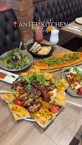 A fast-paced, engaging review of Antep Kitchen in Oxford, featuring a variety of Turkish dishes including pide, a large sharing platter with various meats, mocktails, and traditional desserts like kunafa and baklava.