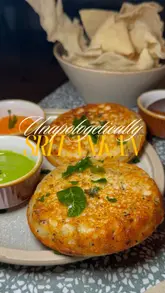 A montage video showcasing a variety of Sri Lankan dishes at Kolamba, including bun dosa, mutton rolls, black pepper prawn fry, chicken curry, dhal, okra, and watalappam, followed by a brief shot of the restaurant's interior and outdoor seating.