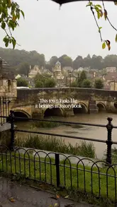 A montage showcasing the historic town of Bradford-on-Avon, featuring scenic shots of the streets, bridge, and canal, followed by a visit to The Bridge Tea Rooms for tea and cake.