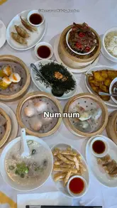 A short, punchy reel showcasing a variety of dim sum dishes available at a restaurant in Bromley. The video focuses on close-up shots of the food, highlighting the 'bottomless' offer with text overlays.