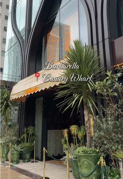 Luxurious Italian decor at Barbarella in Canary Wharf, featuring creamy truffle pasta and a vibrant dining atmosphere.