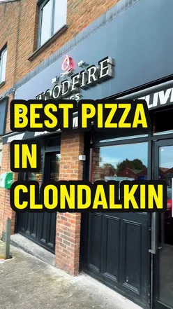 Delicious Pineapple Express pizza and crispy salt and chili bites at Woodfire & Wings, Clondalkin, Dublin 22.