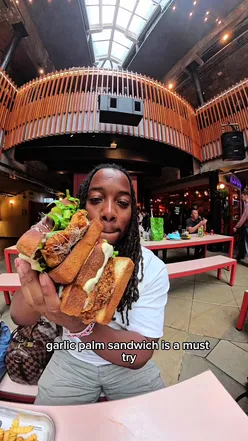 Friend Chicken Sandwich served at a trendy London eatery, Round 2 of delicious food adventures.