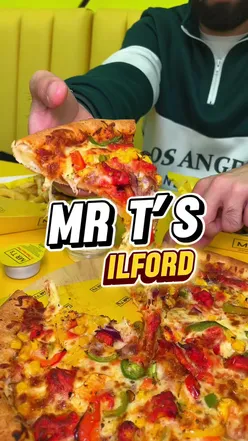 Ilford: Mr T’s @lovemrts sneak peek — stuffed crust pizza, combo stack, cheesy donner & chips, Dubai Choc Flurry, basketball.
