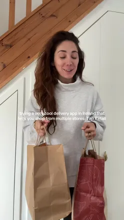 Delivery app review showcasing multiple stores in Foxrock Village, Dublin, perfect for stocking up when unwell.