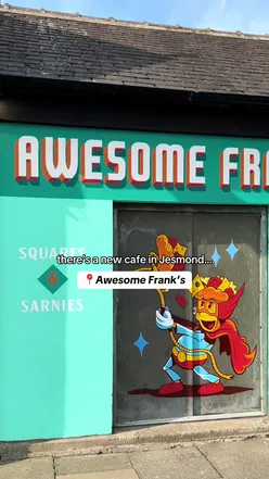 Delicious brunch at Awesome Frank’s cafe in Jesmond, near West Jesmond metro station.