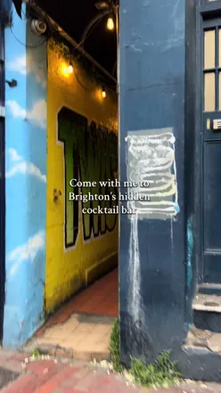 Happy hour cocktails at Twisted Lemon in Brighton, known for its vibrant atmosphere and friendly staff.