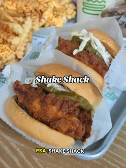 Spicy food lovers enjoying delicious offerings at Shake Shack in St David’s Cardiff.