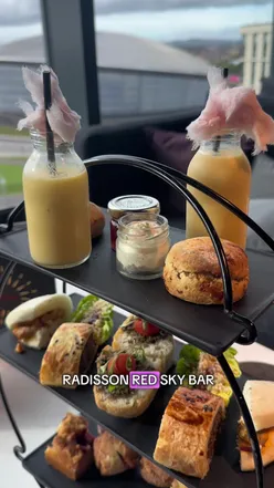 Delicious dishes at Radisson RED Glasgow with a lively atmosphere, perfect for food lovers in the city.