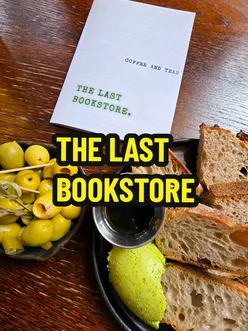 Small plates and books at The Last Bookstore, Hope Street, Glasgow—ideal for food and book lovers alike!