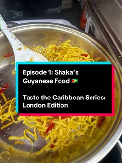 Exploring Guyanese cuisine at Shaka's Food in London, featuring Bake & Saltfish and authentic Caribbean dishes.