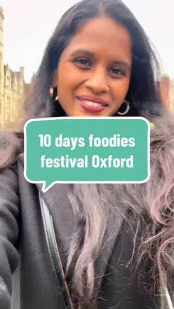 Visitors enjoying gourmet dishes and vibrant stalls at the 10-day foodies festival in Oxford.