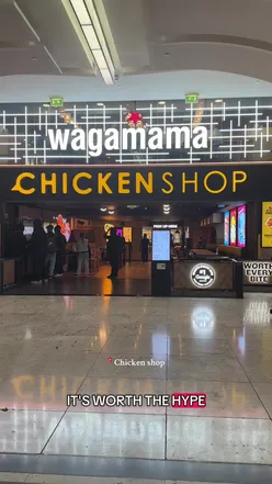 Delicious fried chicken served at London's top spot, shared by @Chicken Shop and @FoodFluence.