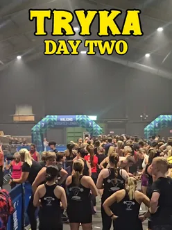 Excited participants at Ireland's Inclusive Fitness Race League event, celebrating fitness and community spirit.