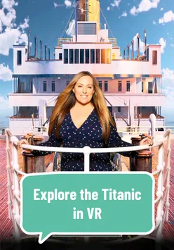 Explore the Titanic through VR and AR at The Legend of the Titanic Immersive Experience in Dock X, London.