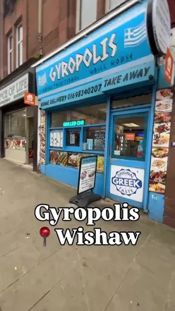 Delicious Mediterranean dishes served at Gyropolis restaurant in Wishaw, showcasing vibrant flavors and enticing presentations.