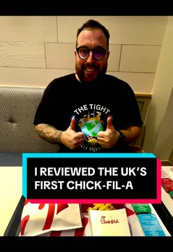 First Chick-fil-A opening in Leeds; food review highlights delicious menu items. #FoodTok #Leeds #ChickFilA