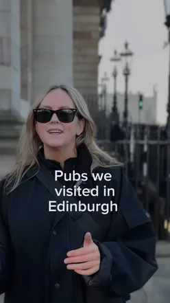 Recommended pubs in Edinburgh, including O'Connor's, Sandy Bell's, Nauticus, Kay's Bar, and The Bow Bar.