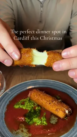 Delicious festive dishes at Prezzo: Christmas Pizza, Carbonara, and more on the Christmas menu in Cardiff.