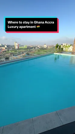 Professional apartment owner ensuring safety for TikTok users in Ghana, showcasing a fun December vibe.