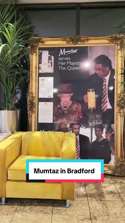 Diners enjoying traditional Pakistani dishes at Mumtaz restaurant in Bradford.