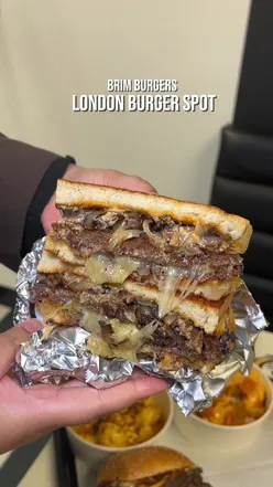 Delicious halal comfort food at Brim, Hammersmith with big flavors and generous portions. #LondonFood #HalalTok