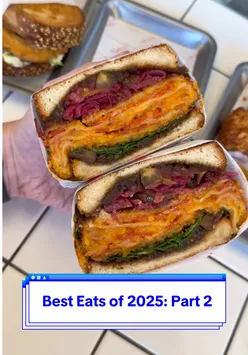 Delicious sandwiches showcased at Crunch in Soho, London, part of the Best Eats of 2025.