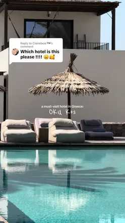 Stunning view of a luxury hotel in Kos, Greece, showcasing beautiful scenery and elegant ambiance.