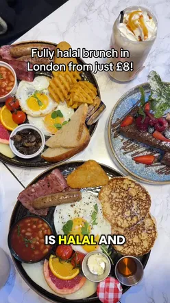 Brunch at The Second Wife in Whitechapel featuring Full English, American breakfast, and Nutella French toast.