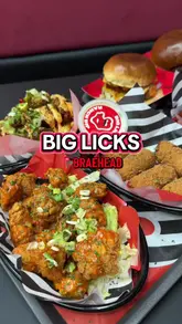 Delicious smasharella burger, BBQ loaded fries, and cookie dough at Big Licks in Braehead, Glasgow. #glasgowfoodie