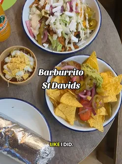 Delicious vegan options at Barburrito, including the new chilli pot, in St David’s Cardiff. #VeganFood #CardiffEats