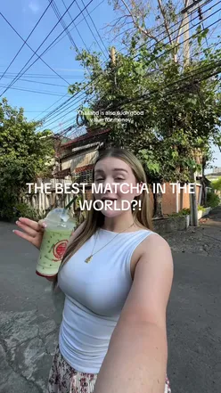 Affordable matcha drinks at a trendy cafe in Bangkok, perfect for a day out exploring #matchathailand #cafebangkok.