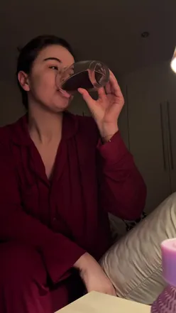 Reformer Pilates session at home on a Friday with LED hair growth device and wellness vibes.