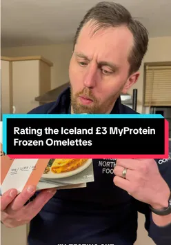 Reviewing £3 MyProtein Frozen Omelettes from Iceland for taste and purpose – #foodtok #foodreviews #iceland