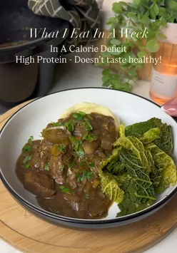 Weekly meal plan featuring lower calorie, high-protein dishes that taste amazing, perfect for healthy eating enthusiasts.