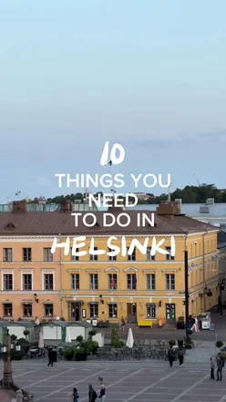 Stunning winter and summer scenes of Helsinki showcasing beautiful architecture and cozy outdoor dining.