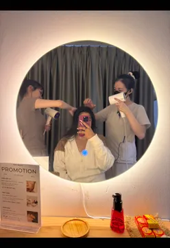 Travelers enjoying a hair wash at a salon in Vietnam, inspiring adventures in the beautiful country.