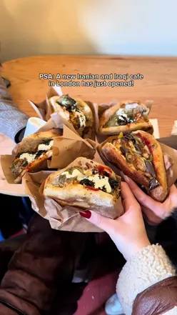 Iranian-Iraqi cafe Logma in Hackney, showcasing delicious dishes. Stay tuned for more details!