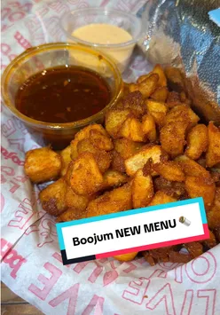 Delicious new menu items from Boojum: burritos and patatas served in a vibrant Mexican setting.