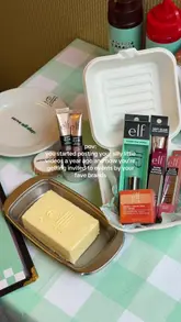 The video is a recap of a brand event for e.l.f. Cosmetics held at the Regency Cafe. It features shots of the cafe interior, the Full English breakfast served, and the beauty products being showcased.