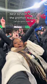 A short, energetic selfie-style video capturing the atmosphere of a Crystal Palace football match, focusing on the fan experience and crowd energy.