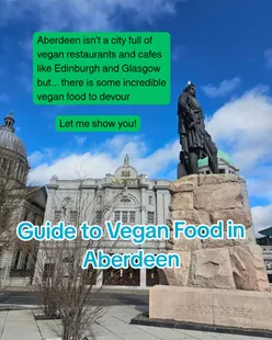 What Aberdeen spots would you include?💓 @groundedaberdeen - all vegan cafe @banditbakery - all vegan bakery (all baked goods are vegan but does sell some non vegan items) @veg.oot - all vegan & gluten free bakes - can be found at local markets @biocafe_aberdeen - mostly vegan apart from goat cheese & dairy milk - also gluten free @foodstoryscotland - vegetarian cafe with many vegan options @koithairestaurant - non vegan restaurant, most dishes can be made vegan just ask @davinciaberdeen - has many vegan options including dessert @namastedelhi_aberdeen - ask for vegan menu, includes vegan naan @the_braided_fig - has a vegan menu @cafecontour - full vegan breakfast & vegan options @atriumaberdeen - vegan options including dessert @cafesocietyaberdeen - usually has vegan cake (the best i've ever had!!! @croque_toasties - best vegan cheese toastie i've had @cookiecultuk - vegan options available for hot chocolate & vegan cookies (not always in the shop but i've order celebration cookies vegan) #veganaberdeen #aberdeenspots #aberdeenvegan #veganscotland #aberdeenfood