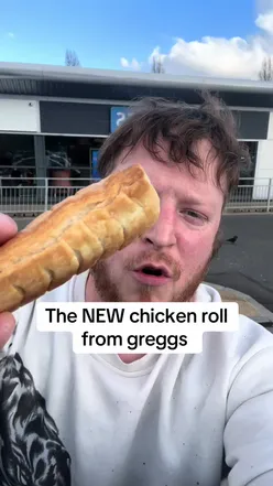 The new chicken roll from Greggs