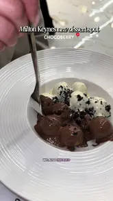 A fast-paced promotional reel for Chocoberry in Milton Keynes, highlighting their diverse menu of desserts, drinks, and savoury dishes, alongside the venue's interior and live music.