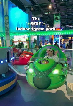 The ✨BEST✨ indoor theme park in London for sure! 🎡🎢🎠 @Babylon Park located in Camden with FREE entry you can purchase tickets on @Fever for 2 hour unlimited tickets and also the stay for softplay- tip you can wait till the end and just before your 2 hours are up enter the softplay and kids can play for as long as they want! ☺️ Thank you to @babylonparkldn for inviting me and the whole family the 6 of us really enjoyed it! #camden #indoorthemepark #kidsdayout #babylon #feverambassador 
